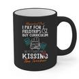 Homeschool Dad Kissing The Teacher Homeschool Dad Men Women Kids Graphic Print Coffee Mug
