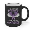 Honor Their Memory Overdose Awareness Support Graphic Print Coffee Mug Honor Their Memory Overdose Awareness Support Graphic Print Coffee Mug