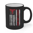 Hospice Aide American Flag Nurses Graduation Medical Graphic Print Coffee Mug