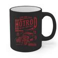 Hotrod Car Automotive Nostalgia Distressed Retro Graphic Print Coffee Mug