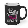 Hotter By One Degree Graduation Graphic Print Coffee Mug