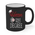 Hotter By One DEGREE Graduation Shirt For Her Him 2018 Graphic Print Coffee Mug