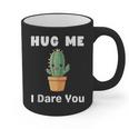 Hug Me I Dare You Introvert Cactus Tee Graphic Print Coffee Mug Hug Me I Dare You Introvert Cactus Tee Graphic Print Coffee Mug