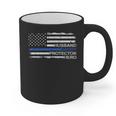 Husband Daddy Protector Hero Police Officer Father Dad Graphic Print Coffee Mug