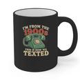 I'm From The 1900s This Is How We Texted Rotary Dial Phone Graphic Print Coffee Mug