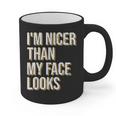 I'm Nicer Than My Face Looks Introverted Introverts Graphic Print Coffee Mug I'm Nicer Than My Face Looks Introverted Introverts Graphic Print Coffee Mug