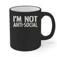 I'm Not Anti-Social I Introvert Graphic Print Coffee Mug