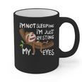 I'm Not Sleeping I'm Just Resting My Eyes Father's Day Dad Graphic Print Coffee Mug