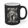 Introvert Bigfoot People Not A Big Fan Dad Joke Graphic Print Coffee Mug Introvert Bigfoot People Not A Big Fan Dad Joke Graphic Print Coffee Mug