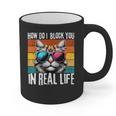 Introvert Cat How Do I Block You Retro Cat Sarcastic Men Women Girls Graphic Print Coffee Mug Introvert Cat How Do I Block You Retro Cat Sarcastic Men Women Girls Graphic Print Coffee Mug