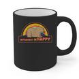 Introvert Me Happy Retro Sunset Capybara Tee Graphic Print Coffee Mug Introvert Me Happy Retro Sunset Capybara Tee Graphic Print Coffee Mug
