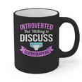 Introvert Hippie Mom Cloth Diapers Crunchy Mama Graphic Print Coffee Mug