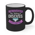 Introvert Hippie Mom Cloth Diapers Crunchy Mama Graphic Print Coffee Mug