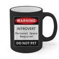 Introvert Warning Danger Do Not Pet Disturb Anti-Social Graphic Print Coffee Mug Introvert Warning Danger Do Not Pet Disturb Anti-Social Graphic Print Coffee Mug