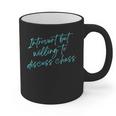 Introvert But Willing To Discuss Chess Graphic Print Coffee Mug Introvert But Willing To Discuss Chess Graphic Print Coffee Mug
