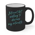 Introvert But Willing To Discuss My Interests Graphic Print Coffee Mug Introvert But Willing To Discuss My Interests Graphic Print Coffee Mug