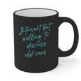Introvert But Willing To Discuss Old Cars Graphic Print Coffee Mug Introvert But Willing To Discuss Old Cars Graphic Print Coffee Mug