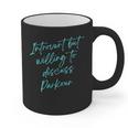 Introvert But Willing To Discuss Parkour Graphic Print Coffee Mug Introvert But Willing To Discuss Parkour Graphic Print Coffee Mug