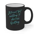 Introvert But Willing To Discuss Quilting Graphic Print Coffee Mug Introvert But Willing To Discuss Quilting Graphic Print Coffee Mug