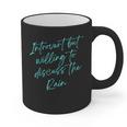Introvert But Willing To Discuss The Rain Graphic Print Coffee Mug Introvert But Willing To Discuss The Rain Graphic Print Coffee Mug