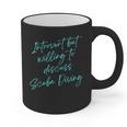 Introvert But Willing To Discuss Scuba Diving Graphic Print Coffee Mug Introvert But Willing To Discuss Scuba Diving Graphic Print Coffee Mug