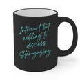 Introvert But Willing To Discuss Star-Gazing Graphic Print Coffee Mug Introvert But Willing To Discuss Star-Gazing Graphic Print Coffee Mug