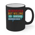 Introverted But Willing To Discuss Sourdough Bread Graphic Print Coffee Mug Introverted But Willing To Discuss Sourdough Bread Graphic Print Coffee Mug