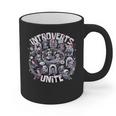 Introverts Unite Quirky Solitude Graphic Print Coffee Mug