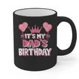 It's My Dad's Birthday Celebration Small Graphic Print Coffee Mug