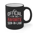 It's Official I'm The Favorite Son-In-Law Dad Father Graphic Print Coffee Mug It's Official I'm The Favorite Son-In-Law Dad Father Graphic Print Coffee Mug