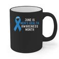 June Is Men’s Health Awareness Month Ribbon For Dad Grandpa Graphic Print Coffee Mug