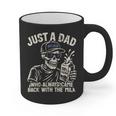 Just A Dad Who Always Came Back With The Milk Shirt Skeleton Graphic Print Coffee Mug