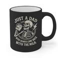 Just A Dad Who Always Came Back Skeleton Fathers Day Graphic Print Coffee Mug