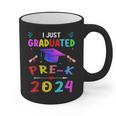 I Just Graduated Pre k Graduation 2024 Pre-Kindergarten Graphic Print Coffee Mug