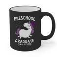 Kids Class Of 2018 Unicorn Preschool Graduation For Girls Graphic Print Coffee Mug