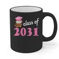 Kids Class Of 2031 Back To School Graduation T-Shirt Graphic Print Coffee Mug