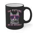 Kids Cool Future Is Bright Kids Graduation Or Birthday Graphic Print Coffee Mug