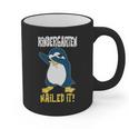 Kids Kindergarten Dabbing Penguin Nailed It Graduation Class 2021 Graphic Print Coffee Mug