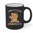 Kids Kindergarten Graduate Cat Graduation Graphic Print Coffee Mug