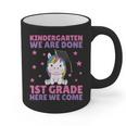 Kids Kindergarten Graduate Unicorn Graduation Graphic Print Coffee Mug