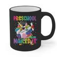 Kids Preschool Graduate Unicorn Nailed It Preschool Graduation Graphic Print Coffee Mug