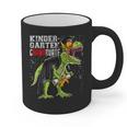 Kindergarten Grawrduate Dinosaur Graduation Cap Shirt Graphic Print Coffee Mug
