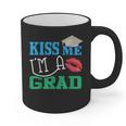 Kiss Me I'm A Grad 2018 Senior Graduation Graphic Print Coffee Mug
