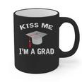 Kiss Me I'm A Grad Graduation T-Shirt Graphic Print Coffee Mug