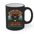 Labrador Retriever Dad Black Lab Dad Graphic Print Coffee Mug