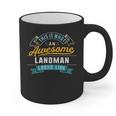 Landman Shirt Awesome Job Occupation Graduation Graphic Print Coffee Mug