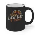 Last Day Of School Shirt For Teacher Kids Student Graduation Graphic Print Coffee Mug