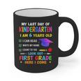 Last Days Of Kindergarten Graduation 2025 Graduate Boys Girl Graphic Print Coffee Mug