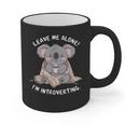 Leave Me Alone I'm Introverting Koala Introvert Graphic Print Coffee Mug Leave Me Alone I'm Introverting Koala Introvert Graphic Print Coffee Mug