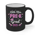 Little Miss Pre-K Grad 2025 Coquette Preschool Graduation Graphic Print Coffee Mug